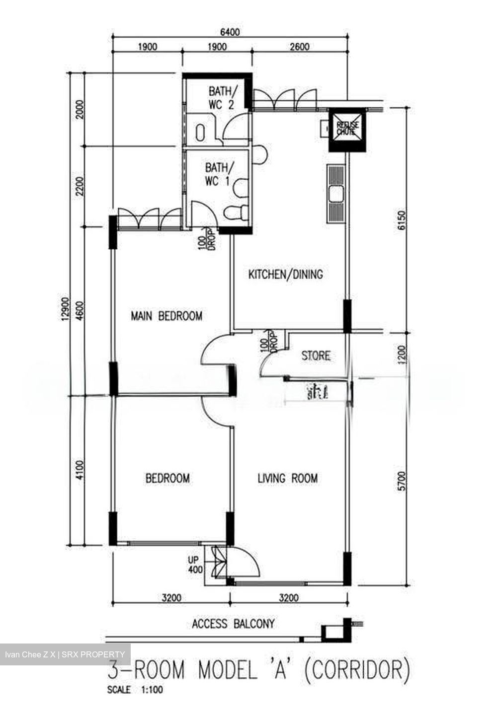 Blk 108 Potong Pasir Avenue 1 (Toa Payoh), HDB 3 Rooms #636377911